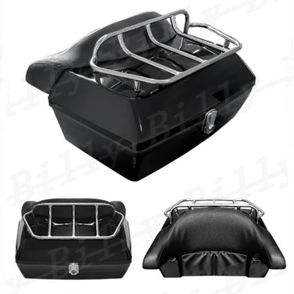 Universal Trunk Tail Box Luggage Backrest For Suzuki Boulevard C50 Volusia 800 C90 M109R C109 Marauder 800 M50 Intruder LC1500