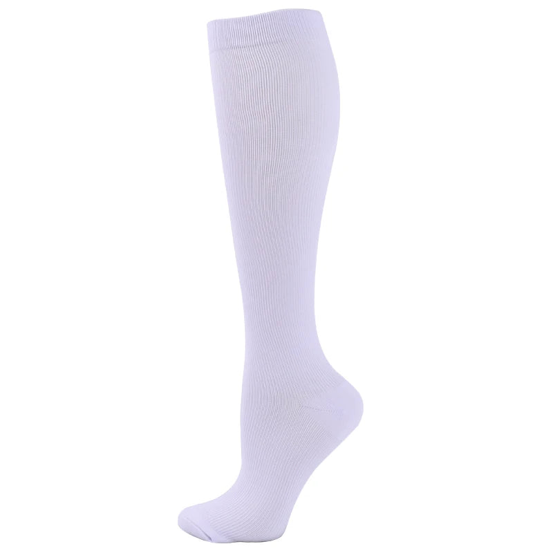 Unisex Compression Socks Leg Relief Pain Knee Medical High Stockings Pressure Support Stretch Pressure Circulation Socks 1 Pair