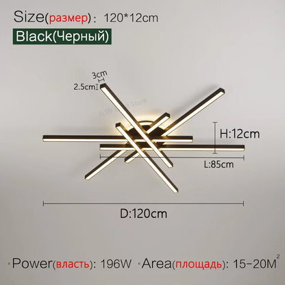 2025 new ceiling lamp Nordic modern LED lamp living room dining room bedroom lights ceiling chandelier