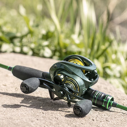 LINNHUE Baitcasting Fishing Reel Micro Fish WK1000 Reel Max Drag 8kg Gear Ratio 7.2:1 Fishing Reel Goods Accessorie