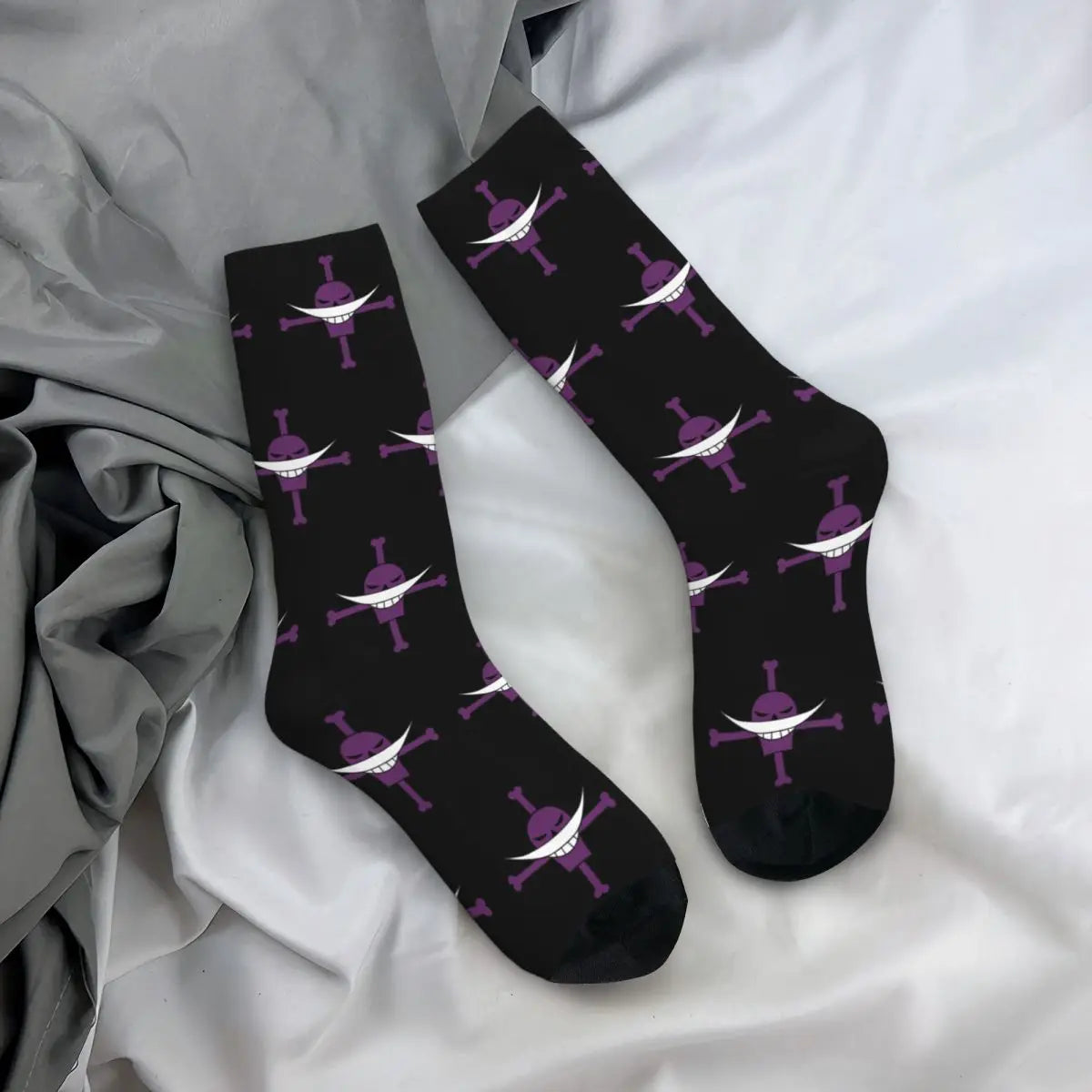 Fashion Men's Socks Harajuku Tony Tony Choppers Sock Luffys Zoros Trafalgar Law Anime Women's Socks Spring Summer Autumn Winter