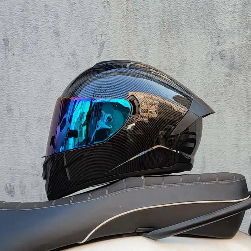 Motorcycle Helmet  four seasons LVS  Professional racing dual lens safety helmet motorcycle full face protector, approved by DOT