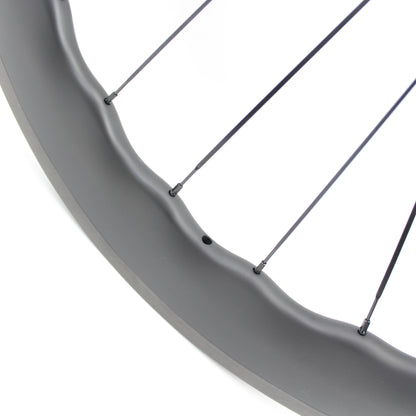 Newest 700C Road Bike UD Full Carbon Fibre wheelset Carbon Bicycle Wheelset clincher tubeless rims 65mm wave 25mm width V brake
