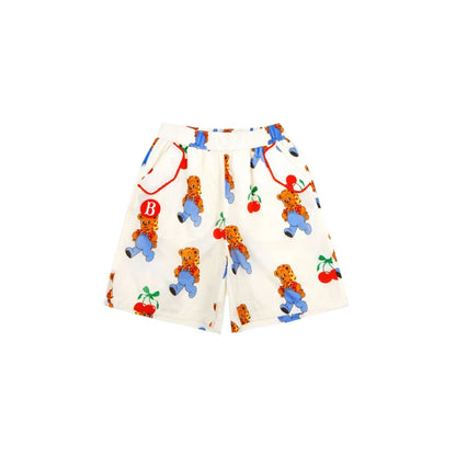 Summer 2026 New Kids T-shirt Shorts Set Korean Boy Girl Letter Printed T-shirt Children's Casual Set Sunscreen Suit Set