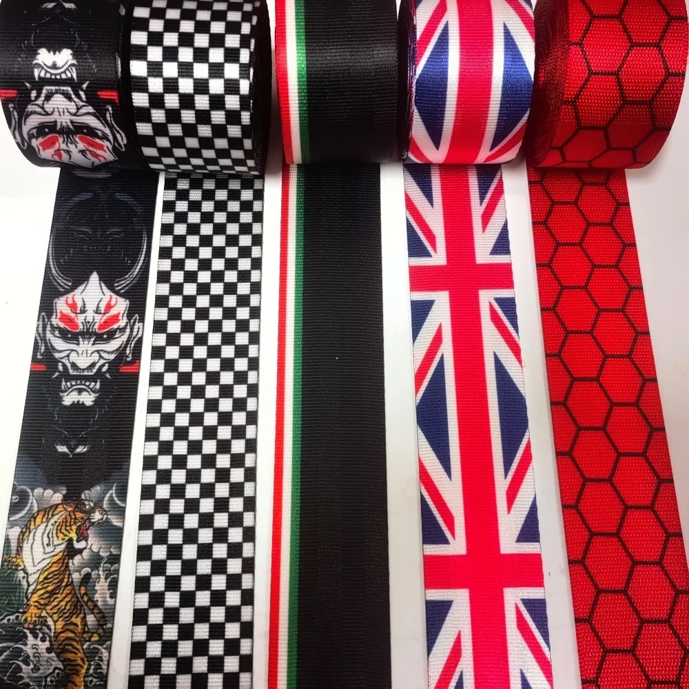 JOORMOM Customized Pattern Personalized Design Car Seat Belt Webbing