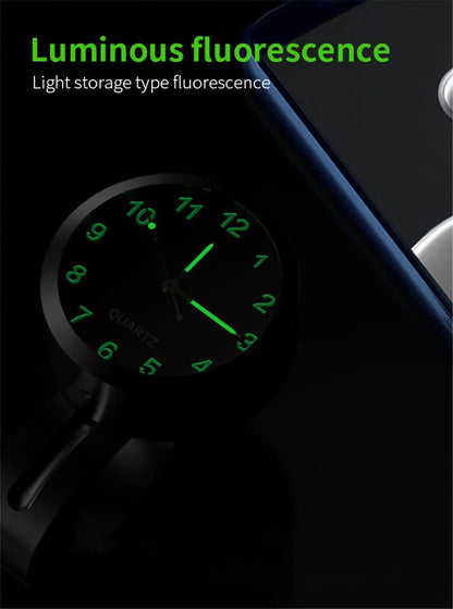 Universal Waterproof Chrome Motorcycle Bike Handlebar Mount Night Vision  Buckle Mount Quartz Watch For Motobike Bicycle