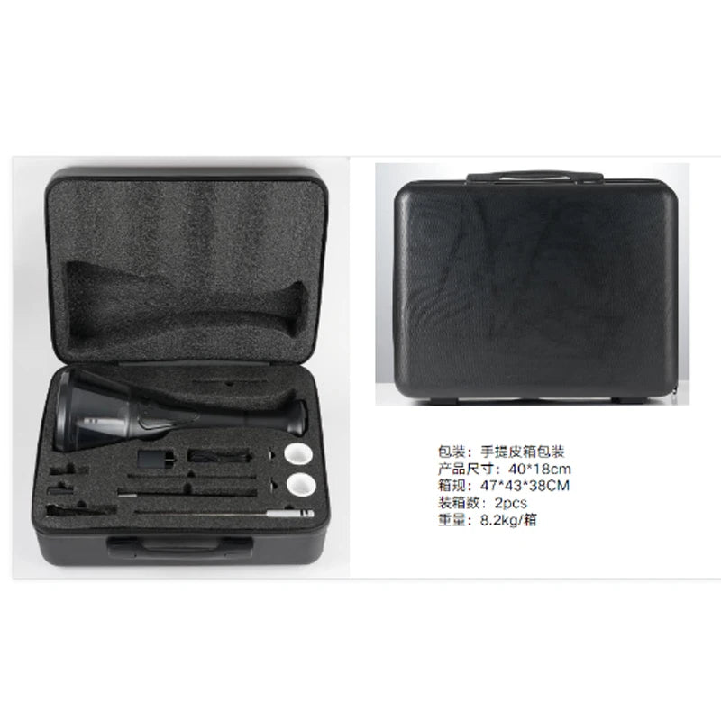 New Portable Acrylic Smart Electric Hookah Shisha Set 40000MAH Battery Ultra Long Endurance LED Display with Storage Bag