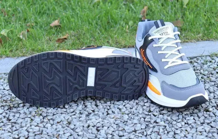 New Spring Autumn Men's Breathable Mesh Sports Shoes Korean Style Lightweight Casual Shoes Soft Bottom Running