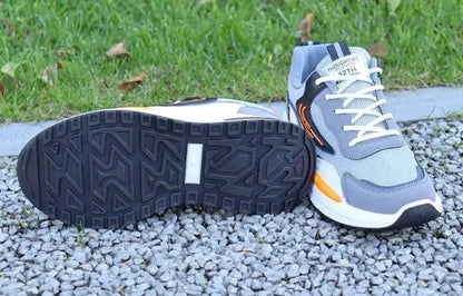 New Spring Autumn Men's Breathable Mesh Sports Shoes Korean Style Lightweight Casual Shoes Soft Bottom Running