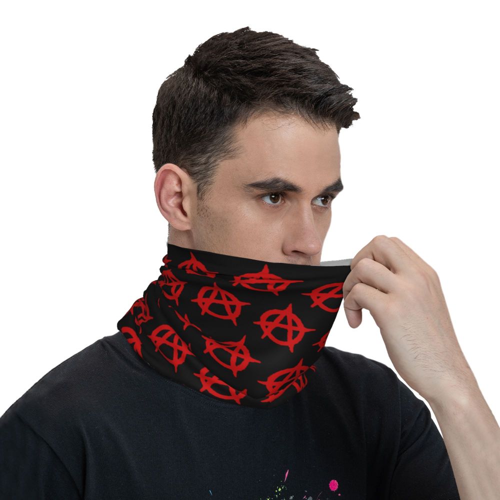 Custom 1 Percenter Essential Sons Bandana Neck Gaiter for Ski Camping Men Women Wrap Scarf TV Show Anarchy Headband Warmer