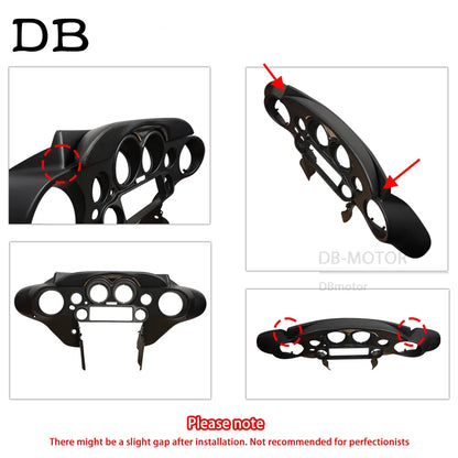 Motorbike Inner Fairing Accent Trim Mat Cover For Harley Davidson FLHTCU FLHX Street Glide Electra Glide Models 1996 - 2013