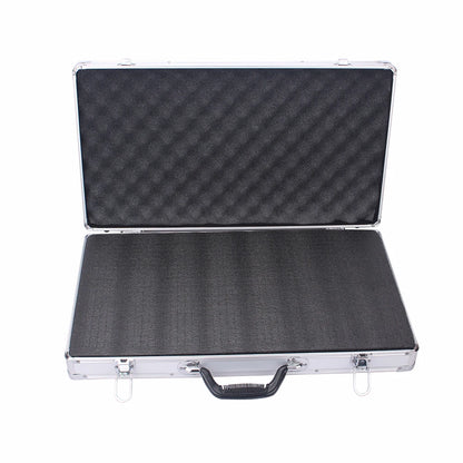 Tool Box Aluminium Equipment Case Protable Toolbox for Mechanic Large Capacity Suitcase Hard Case 58x32x8.5cm Rectangular toolbo