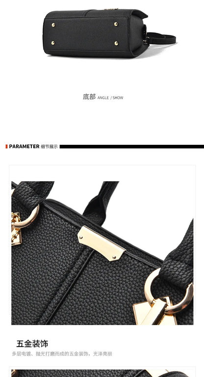 New Women's bag Female Shoulder bag Handbag for 2025  luxury designer handbag leather tote Female Handbags Fashion Cross bag