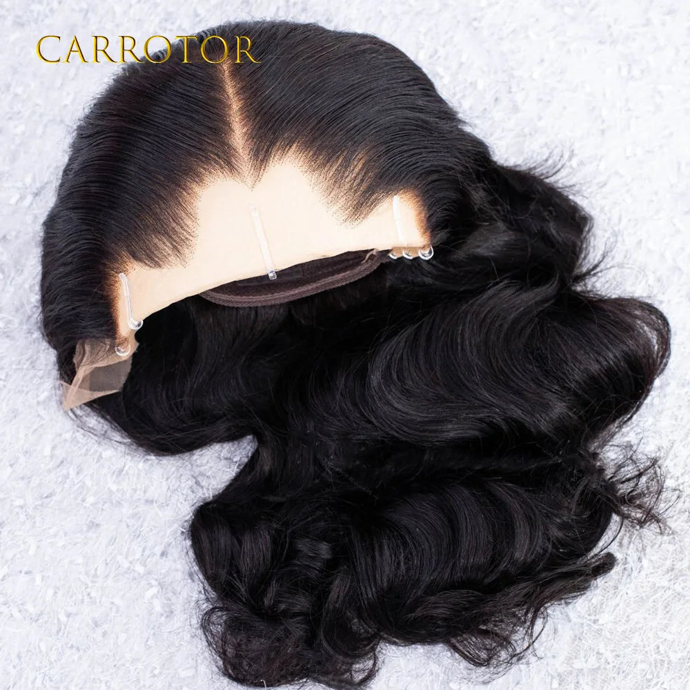 Lagos Hairline Wig 13x4 Invisible Lace Frontal Wig 250 Density Loose Deep Wave Human Hair Glueless Wigs Preplucked For Woman