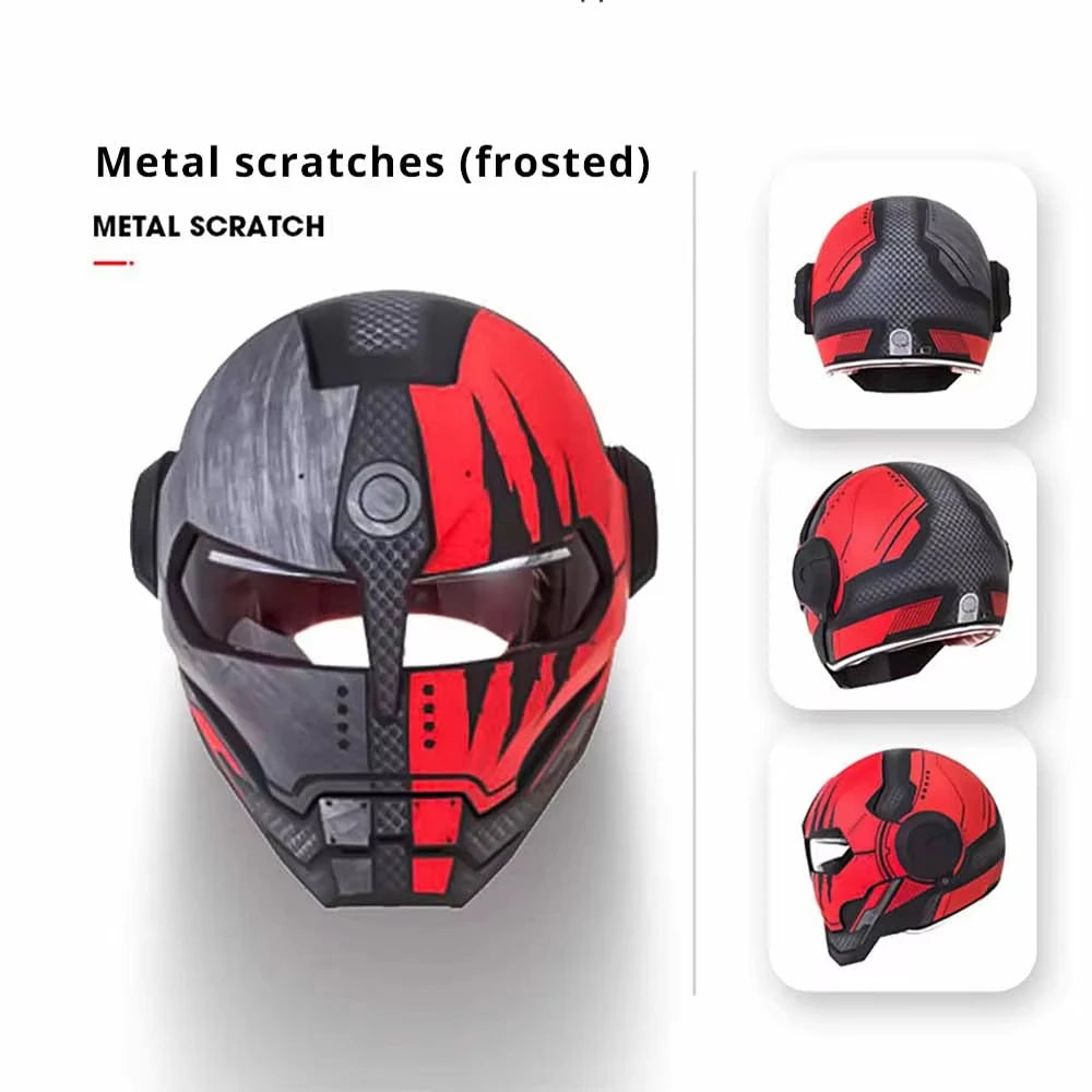 Biker Helmet Matte Scratch Full Face Wear-Resistant Motorcycle Supplies Breathable Head Protection Anti-Fall Motocross Kask