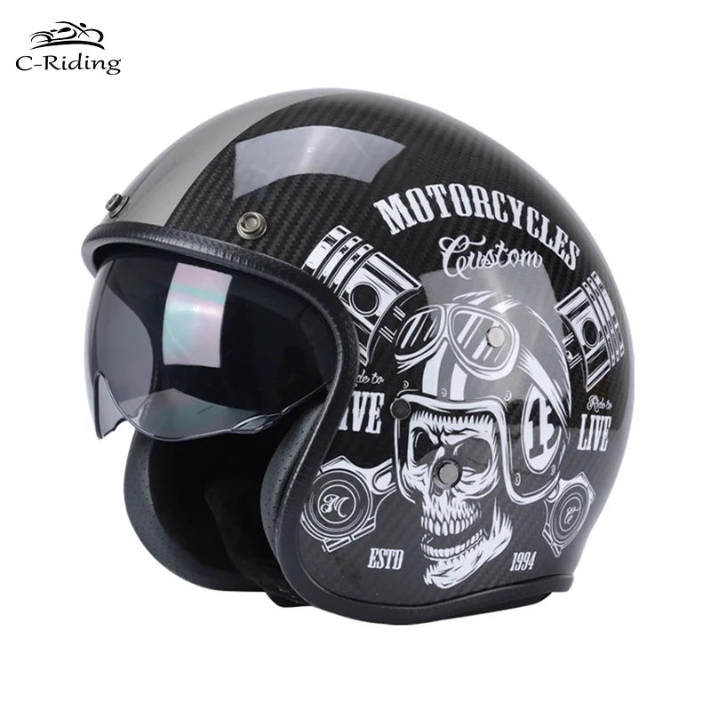 DOT Motorcycle Helmet Half Face Safety Motorbike Scooter Casco Moto Modular Capacetes Helmets Cascos Para Motos Unisex