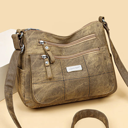 Fashion Women's Canvas Crossbody Bag Luxury Designer Tote Shoulder Bags for Ladie Old Money Messenger Handbags