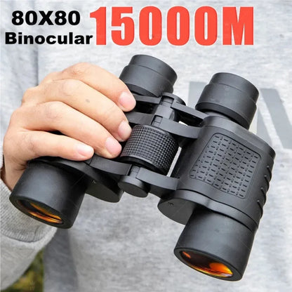 CAOX Professional Binoculars 80X80 Long Range 15000m HD Telescope Low light night vision for Hunting Camping Hiking Trave Sports