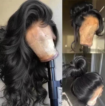 Yellow Wig 13x4 HD Body Wave Lace Frontal Wig Glueless Lace Front Wig Preplucked Synthetic High Quality Ready To Wear Cosplay