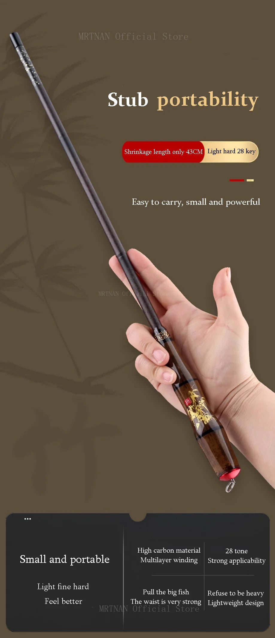 1.8M-4.5M Ultralight Telescopic Fishing Rod Travel SuperHard Stream Lake Hand Pole Carp Feeder Portable Fishing Rods
