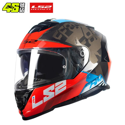 Capacete LS2 STORM Motorcycle Helmet ls2 ff800 full face helmets casque moto casco ECE Certification