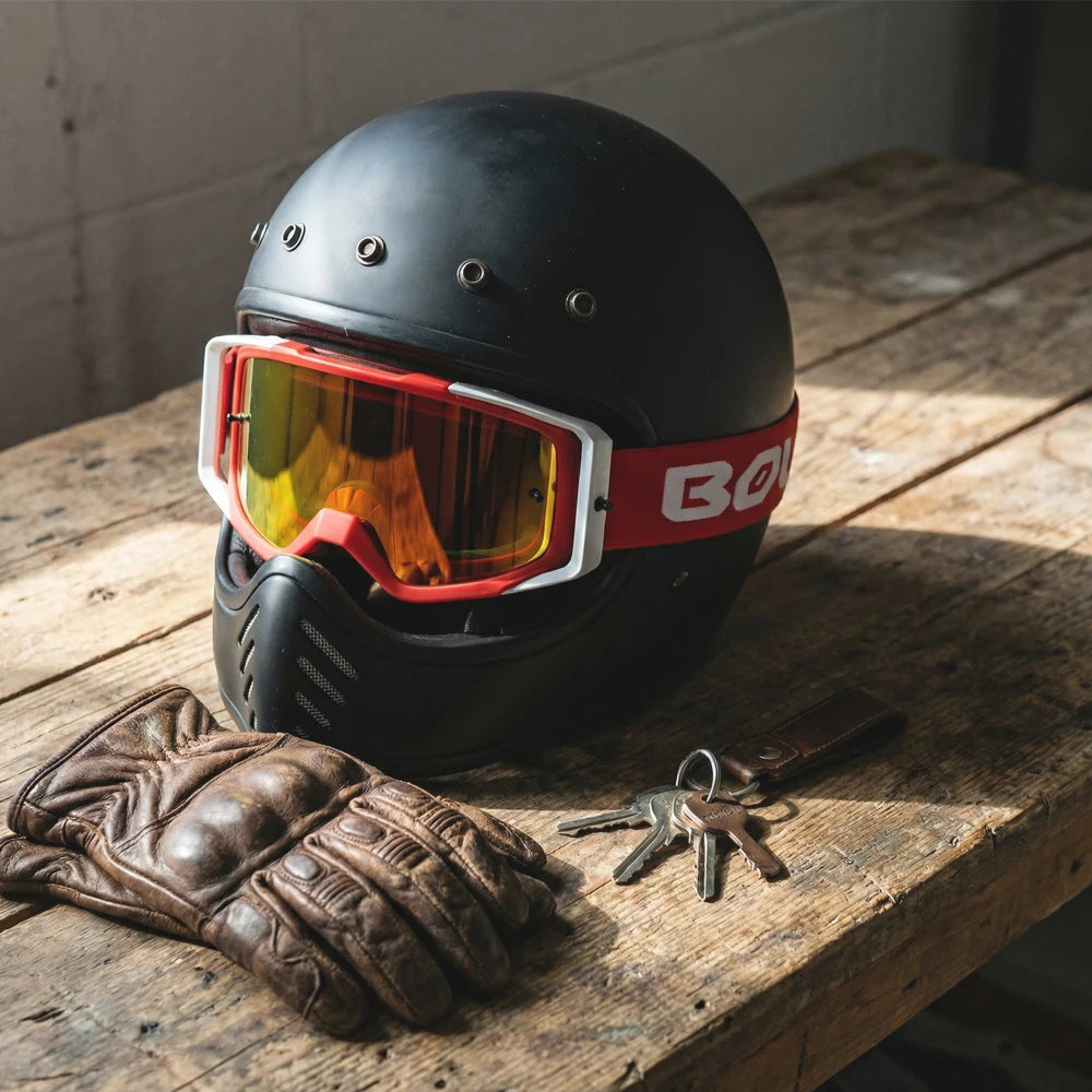 Youth MX Goggles with Tearoffs Windproof Motocross Glasses Men Dual-Cycle Defogging UV400 Protection Dirt Bike Enduro Goggles