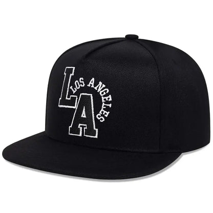 Letter Embroidery Baseball Cap Los Angeles Hip Hop Snapback Hat for Men Women Adult Sports Leisure Caps Outdoor Travel Sun Hats