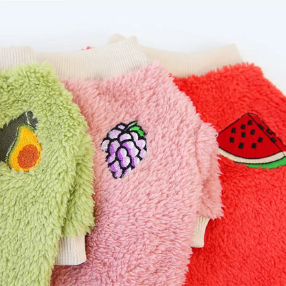 Winter Pet Dog Sweater Polar Fleece Warm Dog Clothes for Small Dog Coat Thicker French Bulldog Clothes Chihuahua Dog Accessories