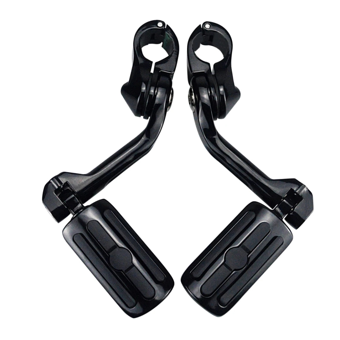 Motorcycle 1 1/4" Highway Footrest Engine Guard Mount Footpegs For Harley Road King Sportster 1200 Iron 883 Electra Street Glide