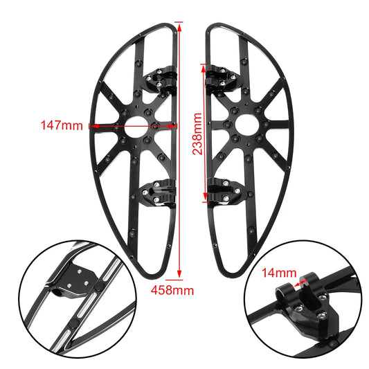 Motorcycle Driver Floorboard Male Mount Rear/ Front Foot Rest Pegs Pedal Black/Chrome For Harley Softail Touring Dyna Road Glide