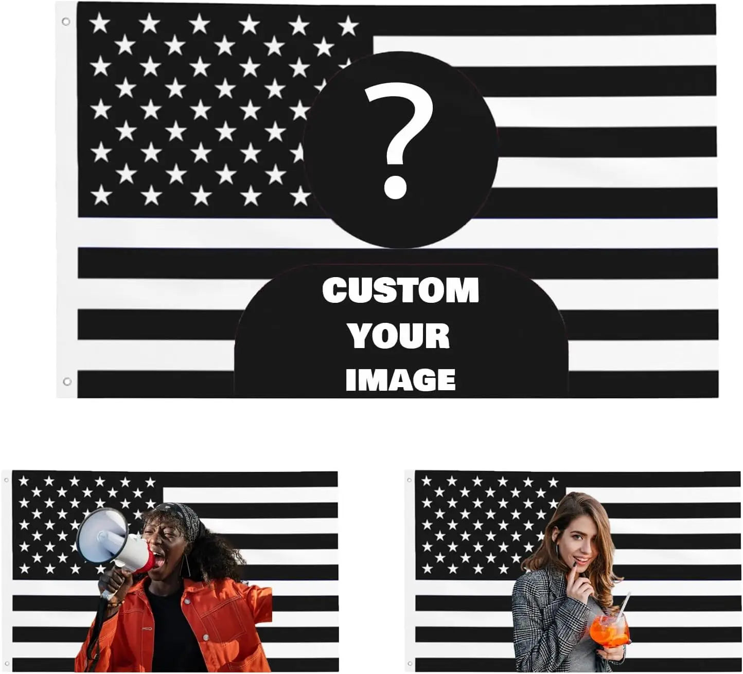 Custom Pride Flag 3X5 Ft Personalized Flags Design Your Image Funny Tapestry Poster For Decorate Clubs