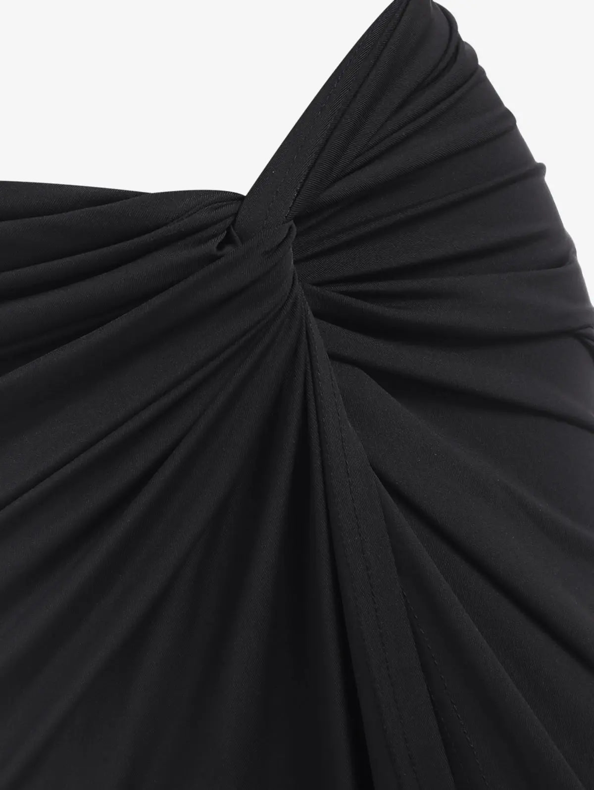 Spring and Autumn New Popular Women's Y2K Knit Off-Shoulder High Stretch Vest Top and Sexy Slit Half Skirt Set