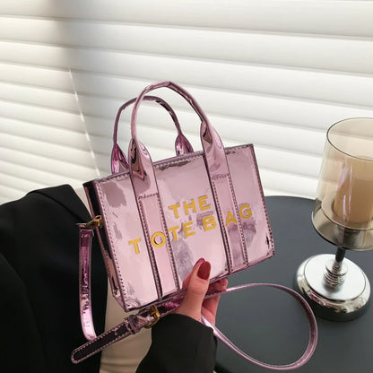 The Tote Bags For Women Crossbody Female Handbag New Solid Words Lette Leisure Large Bag Luxury Fashion Bag designer Bag for PU