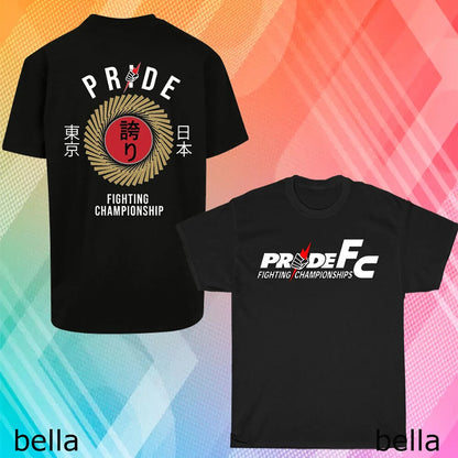 Pride FC Fighting Championship Tokyo MMA Combat Logo T-Shirt 100% Cotton O-Neck Short Sleeve Summer Casual Mens T-shirt