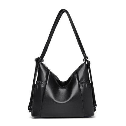 High Quality Soft Pu Leather Shoulder Bags for Women Women Bags Luxury Designer Multifunction Travel BackPack Commuter Handbags