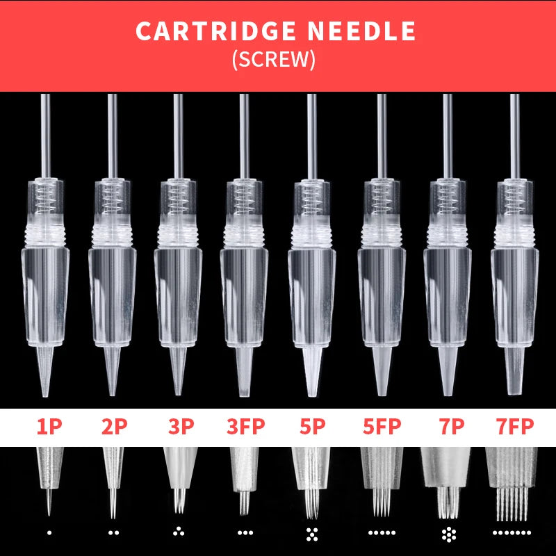 Wireless PMU Machine Kit or Disposable Sterilized Tattoo Needles for Permanent Eyebrow Lip Eyeliner Makeup Tattoo Pen Machine
