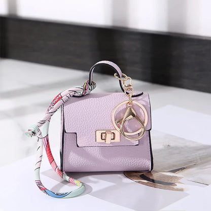Mini Bag Pendant Small Keychain Case Bag Hanging Accessory Cute Earphone Storage Bag Pendant Keychain Bag Pendant Decoration