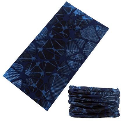 2024 New Green Bandanas Future Geometry Design Sports Headbands For Woman Man Balaclava Funny Face Mask Cycling Neck Scarf
