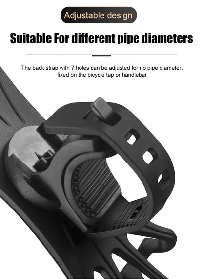 360 Rotatable Bicycle Phone Holder Motorcycle Stand Bracket Silicone GPS Support For Iphone 11 Xiaomi 10 Huawei P40