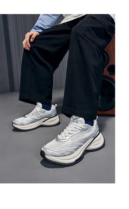 Xtep Basque 3 For Male Sneakers 2026 Spring Comfortable Retro Fashion Luxury Height-Increasing Sports Shoes 874219320001