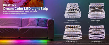 WS2812B LED Pixel Ring 18/36/54/72/90Leds Individually Addressable WS2811 Built-in IC Smart DC5V Rgb FCOB PCB