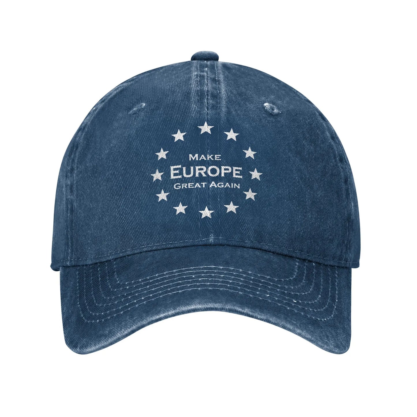 Make Europe Great Again Star Baseball Caps Vintage Distressed MEGA EU Snapback Hat Unisex Outdoor Workouts Adjustable Hats Cap
