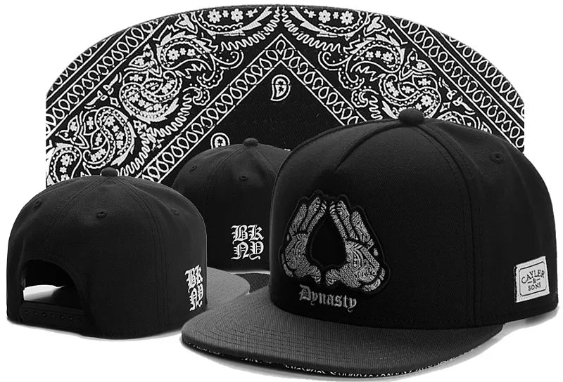 Classic Snapback Hat Cap Hip Hop Style Flat Bill Blank Adjustable Size