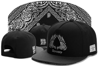 Classic Snapback Hat Cap Hip Hop Style Flat Bill Blank Adjustable Size