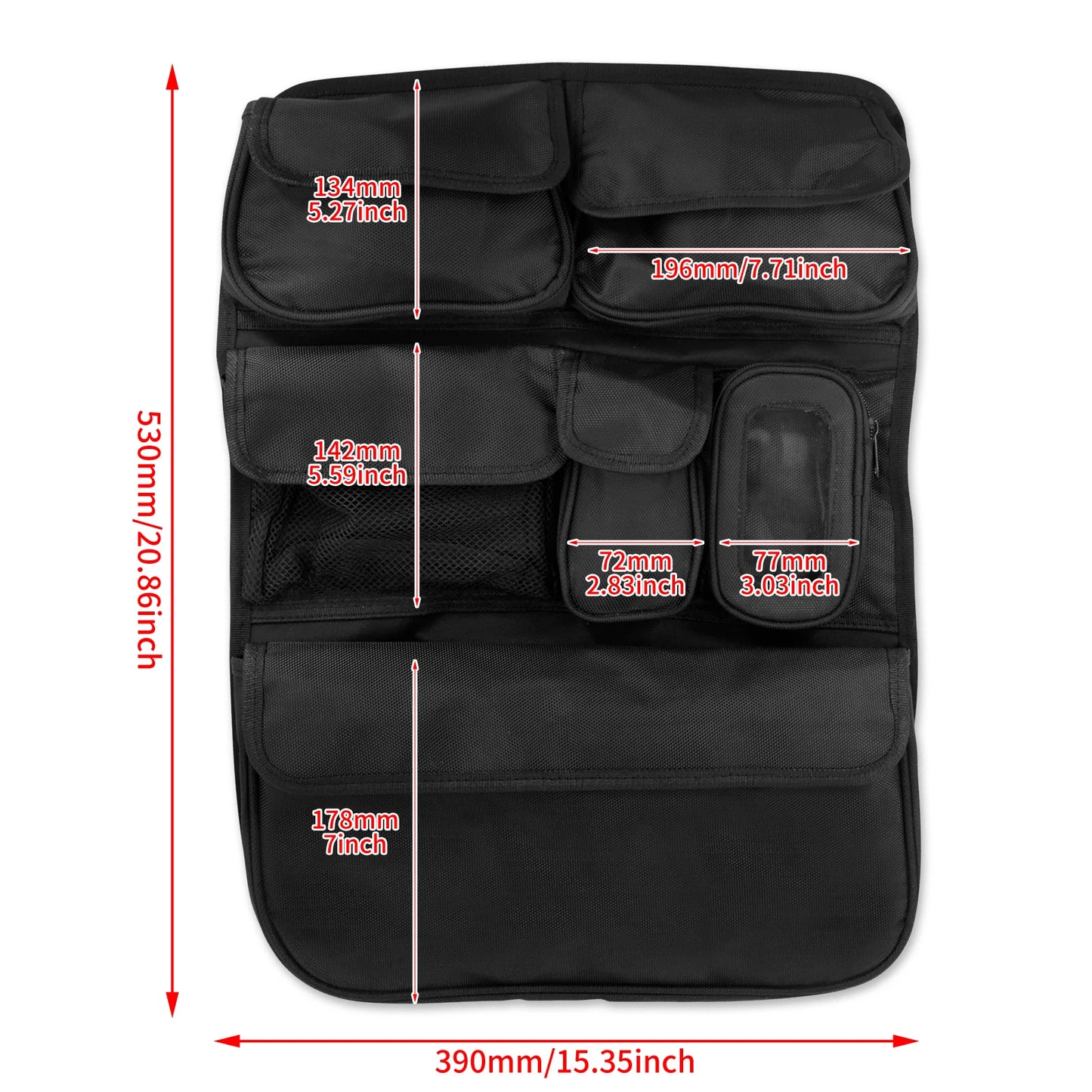 Motorcycle Saddlebag Tour Luggage Organizer Lid Storage Bag For Harley Touring  Road King Street Glide FLHR FLHTK 2014-Later