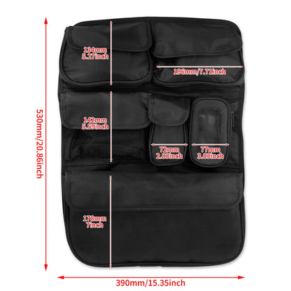Motorcycle Saddlebag Tour Luggage Organizer Lid Storage Bag For Harley Touring  Road King Street Glide FLHR FLHTK 2014-Later