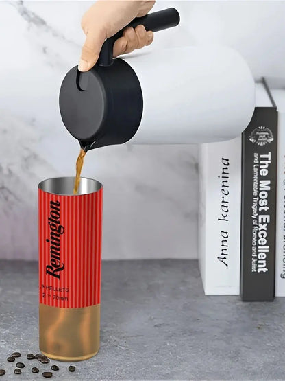 1pcs Bullet 20oz Stainless Steel Tumbler with Straw , Leakproof Travel Cup Gift for Christmas
