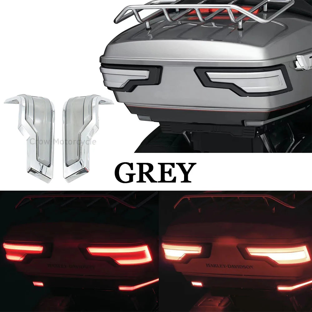 For Harley CVO 121 Road Glide FLTRXSE / Street Glide FLHXSE 2023 2024  Motorcycle Rear Tour-Pak King Tour Pack LED Lights