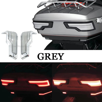 For Harley CVO 121 Road Glide FLTRXSE / Street Glide FLHXSE 2023 2024  Motorcycle Rear Tour-Pak King Tour Pack LED Lights
