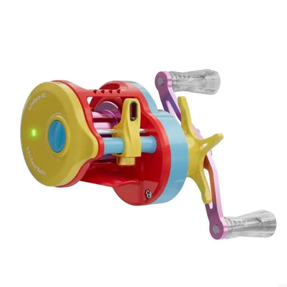 Colorful Baitcasting Fishing Reel Portable Rotate Fishing Reel With Electronic Charging For Smooth Casting